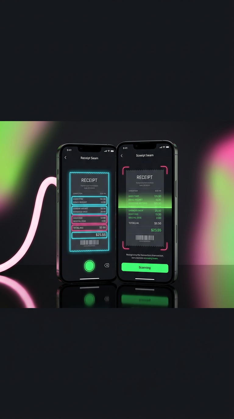 Receipt scanning with instant capture
